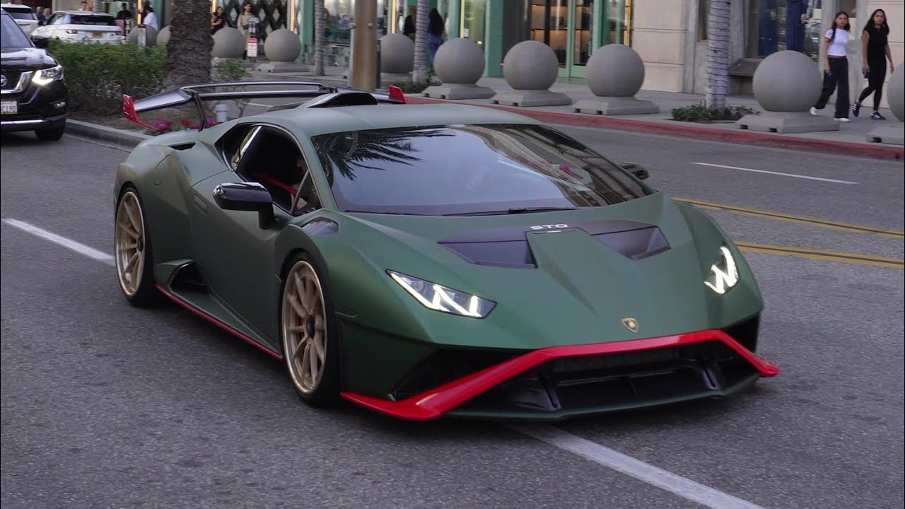 LOUD Lamborghini Huracan STO Causing Chaos in Beverly Hills!