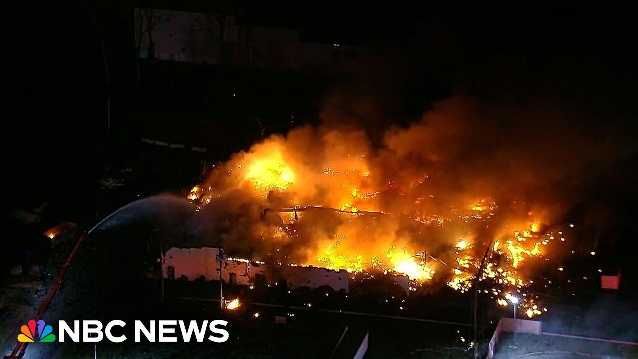 Videos show massive explosion from fatal Detroit warehouse fire