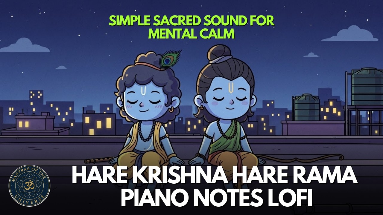 Hare Krishna Hare Rama Piano Notes Lofi | Minimal Piano Mantra For Clarity