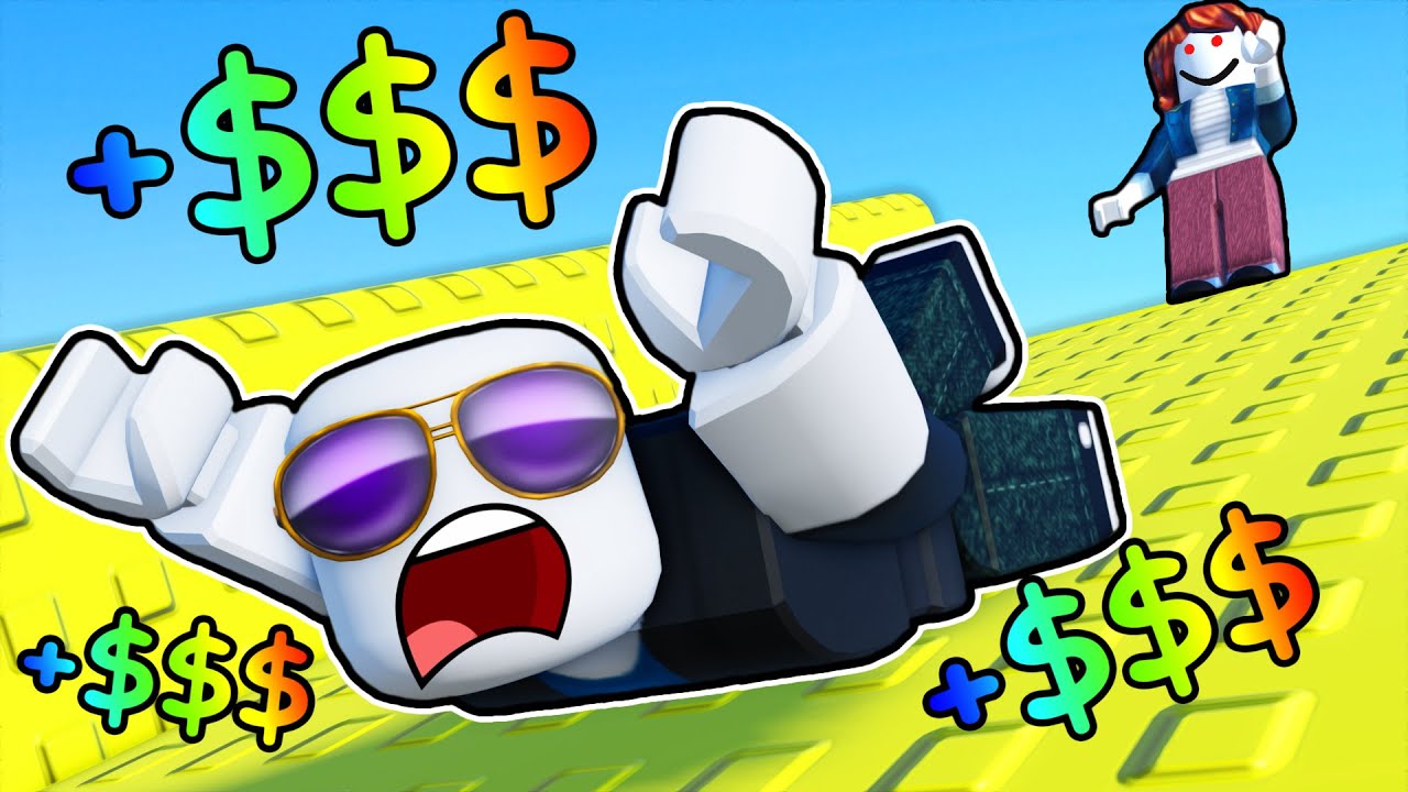 зарабатываю ТРИЛЛИОНЫ, БРОСАЯ друзей в Roblox...