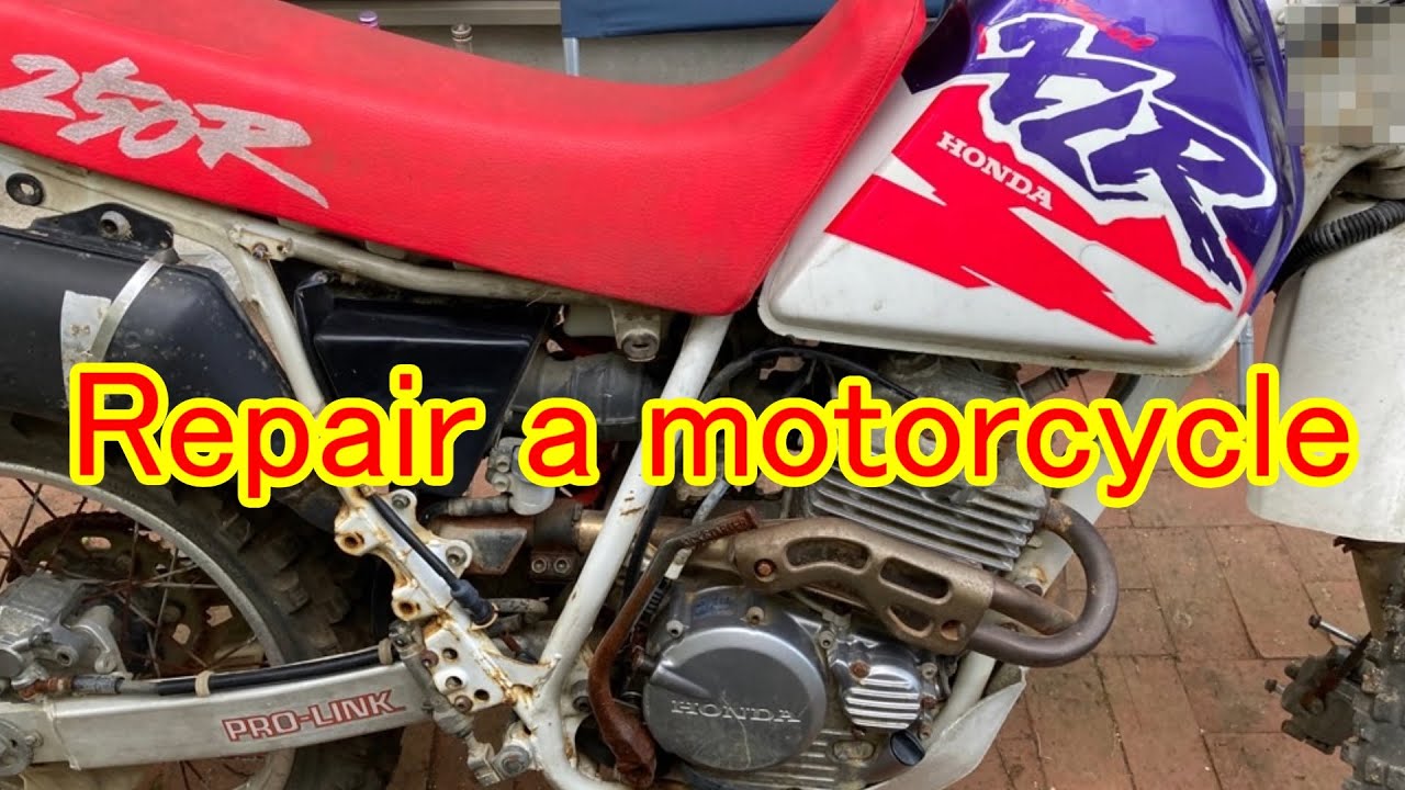 Repair a motorcycle HONDA XLR250R(MD22) Vol.1.　修理します！