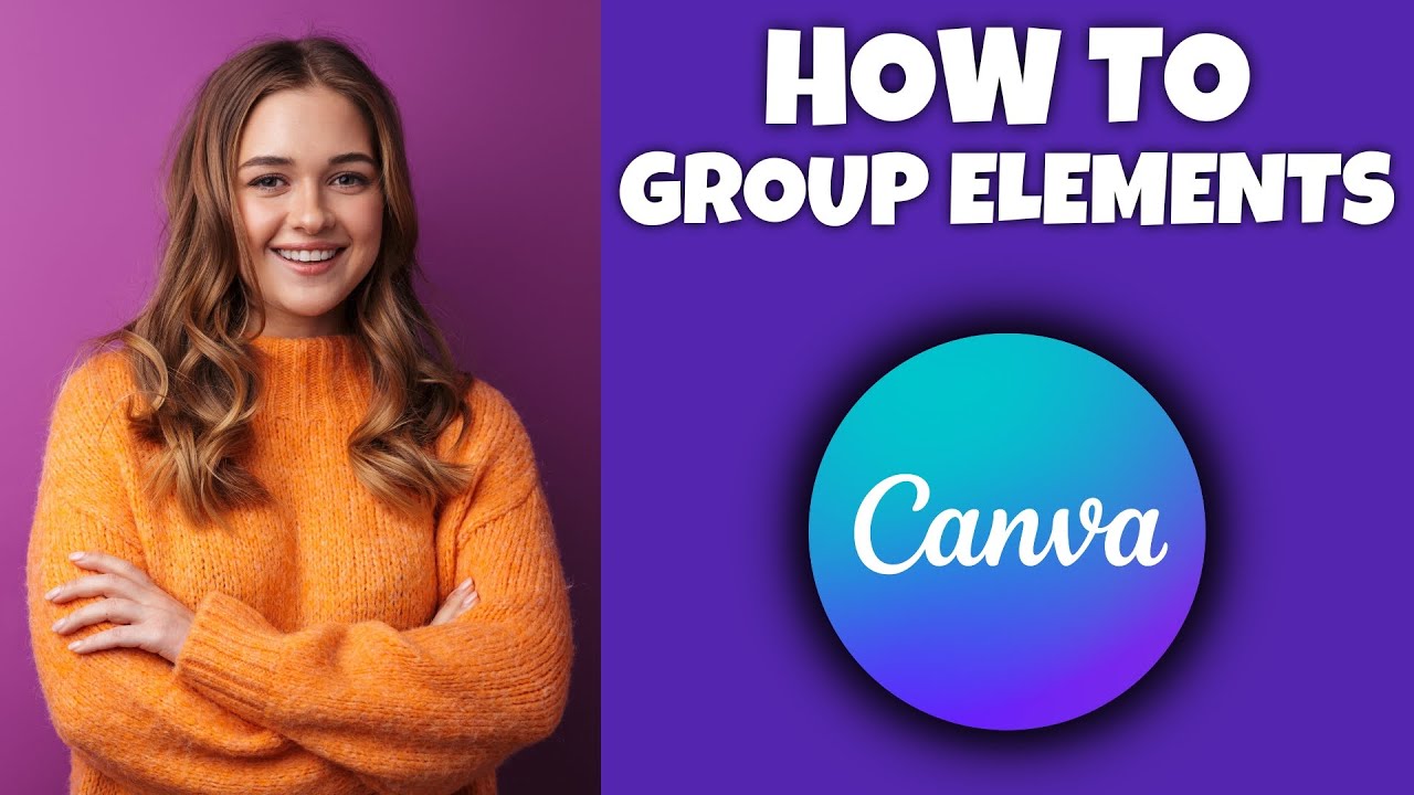 How To Group Elements In Canva | Canva Tutorial