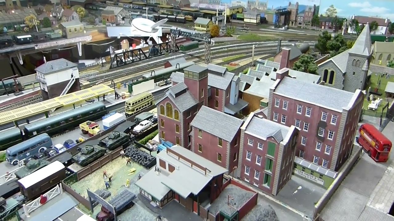 Rarely seen locos get a run on the Layout-Model Railways 00 Gauge