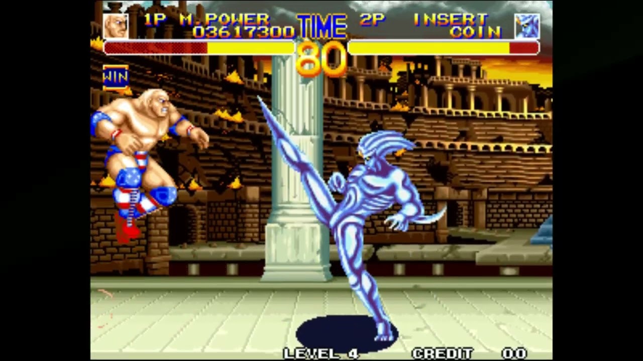 World Heroes 2 como derrotar fácil a Dio con Muscle Power