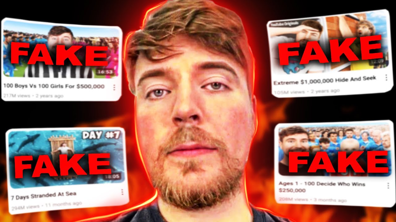 Раз, когда MrBeast подделывал свои видео! (Веское доказательство)