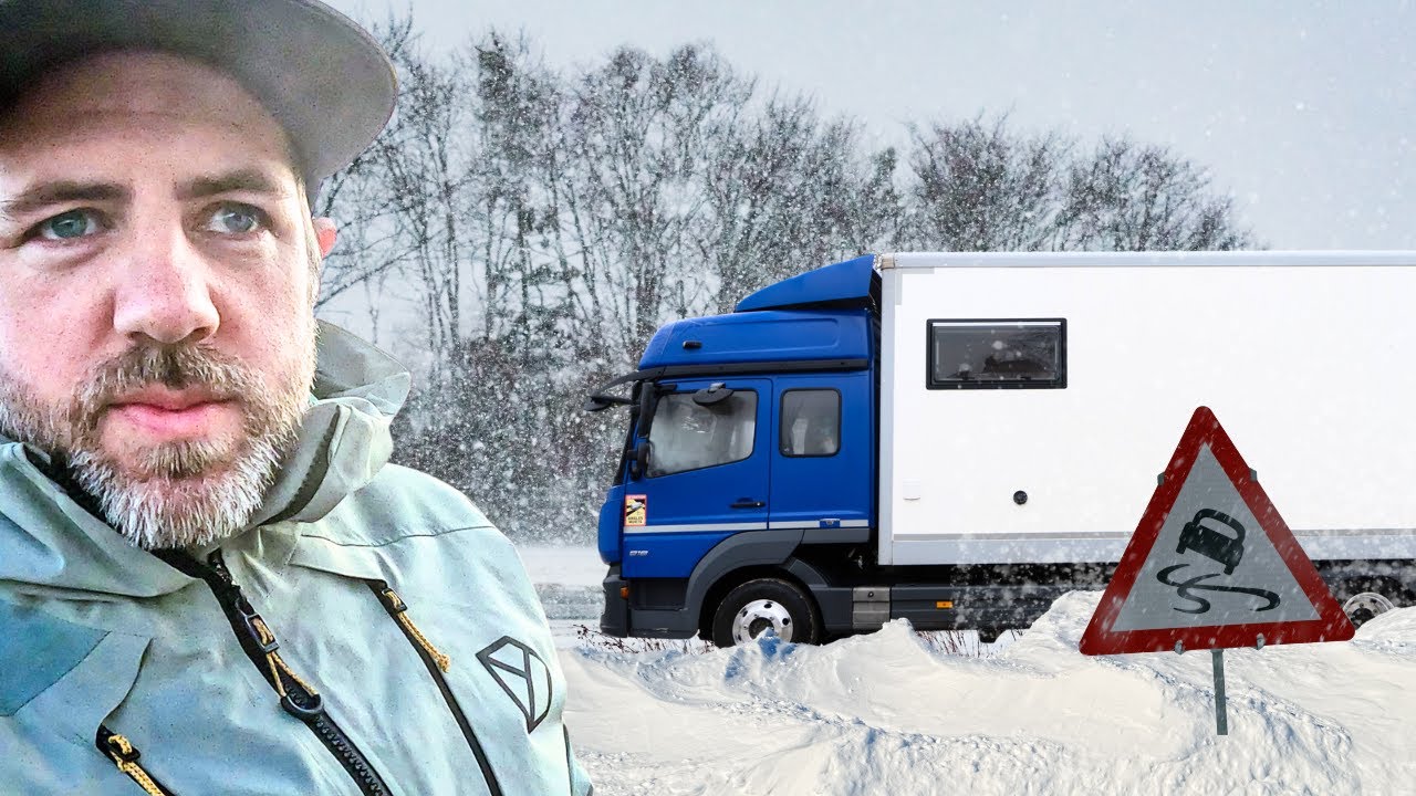 Is it SAFE to Continue? Driving Into A BLIZZARD as SEVERE WEATHER Hits Spain