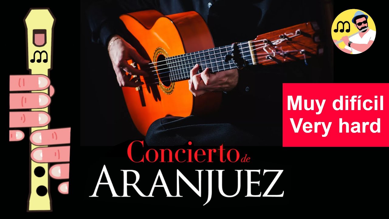 Concierto de Aranjuez para flauta dulce. Tutorial fácil.