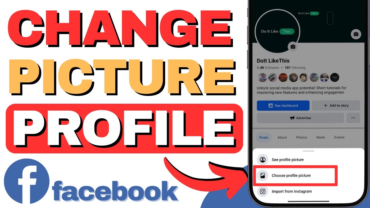 How To Change Profile Picture On Facebook! | Easy Tutorial