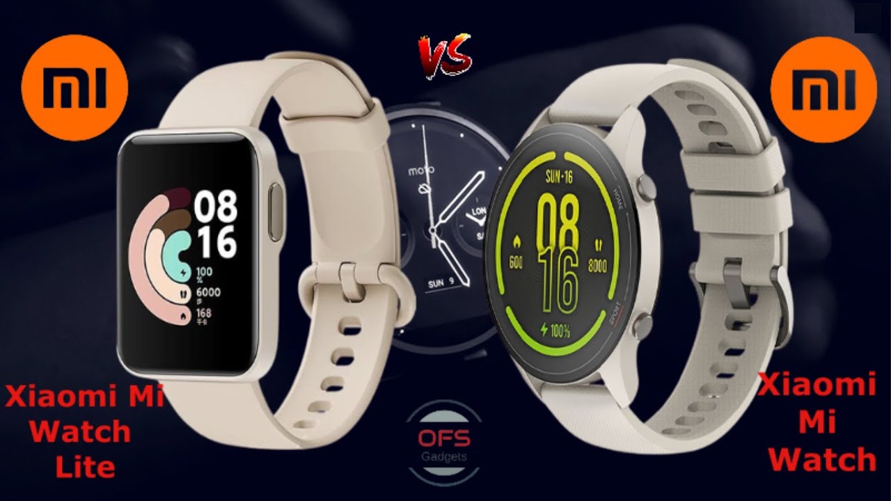 Xiaomi Mi Watch Lite vs Xiaomi Mi Watch