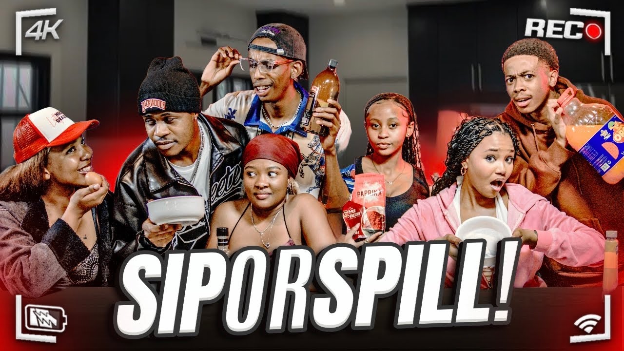 Sip Or Spill ft. @lifethruarjin Rock Gang Challenge