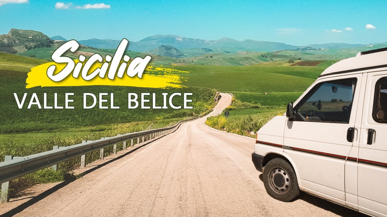 Lungo la VALLE DEL BELICE con il VAN 🚐 Montevago e Santa Margherita di Belice, i paesi terremotati