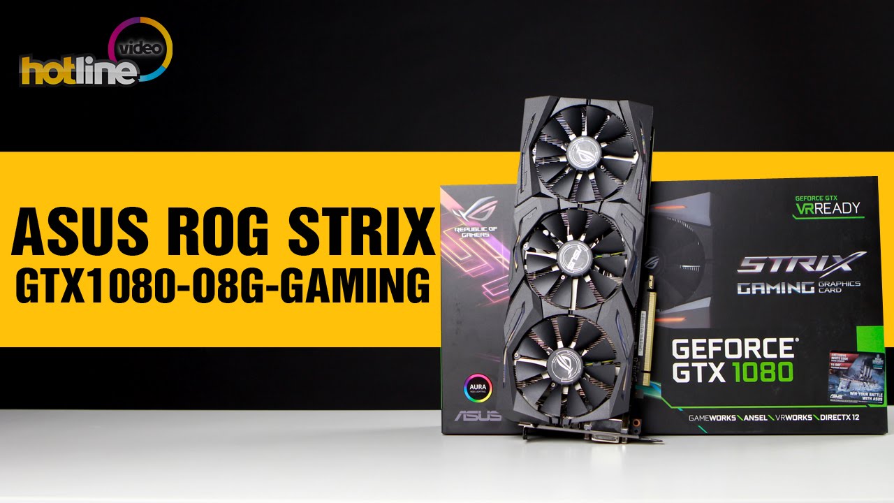 ASUS ROG STRIX-GTX1080-O8G-GAMING – обзор видеокарты