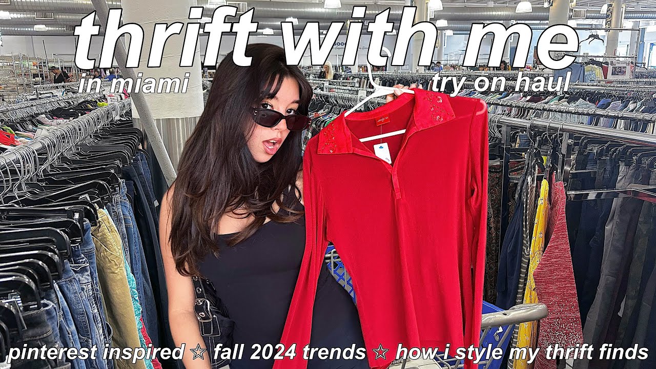 THRIFT WITH ME ⋆.𐙚˚ try on haul + how i style it ⊹ ₊ ⟡ ⋆