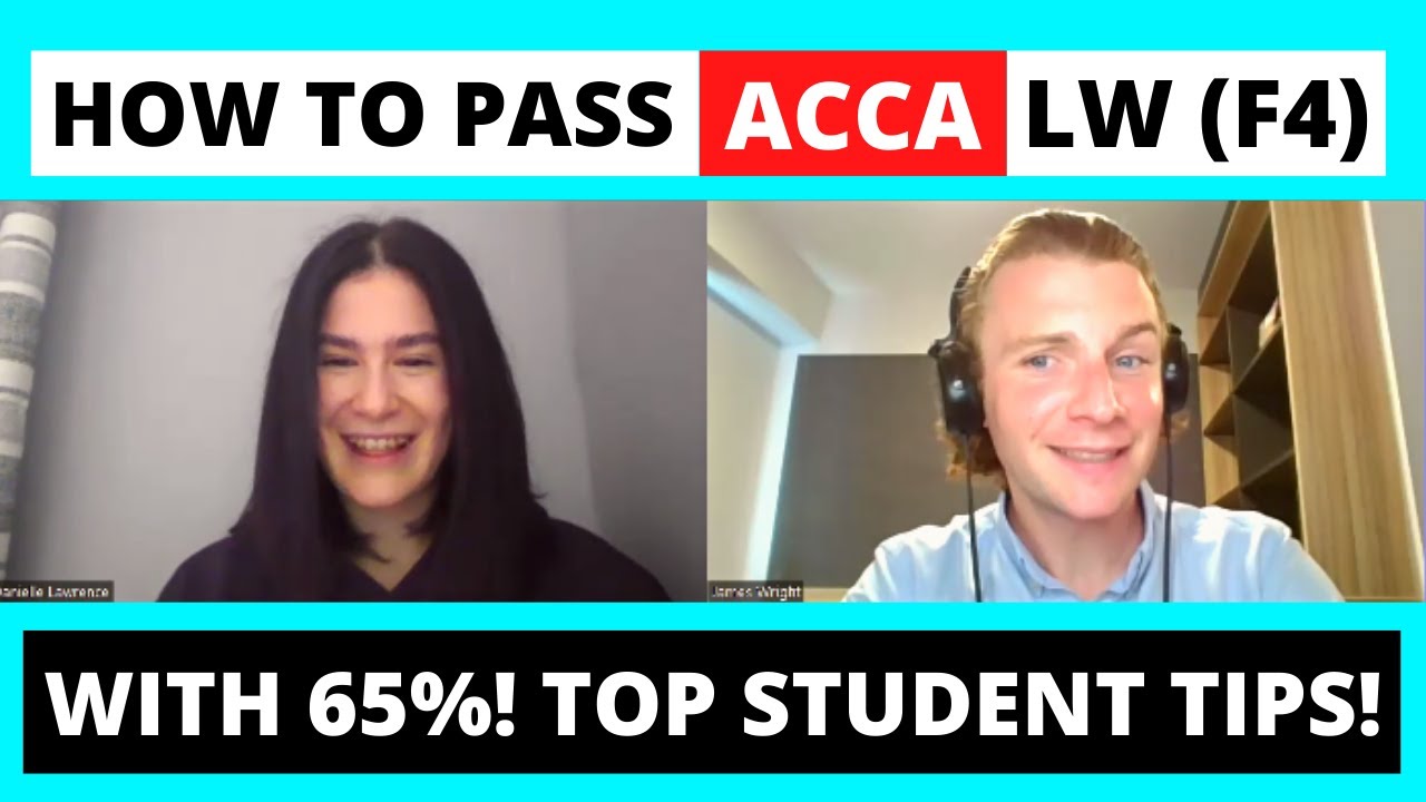⭐️ HOW TO PASS ACCA LW (F4) WITH 65% - TOP STUDENT TIPS DOING 2 EXAMS AT THE SAME TIME! ⭐️ ACCA F4