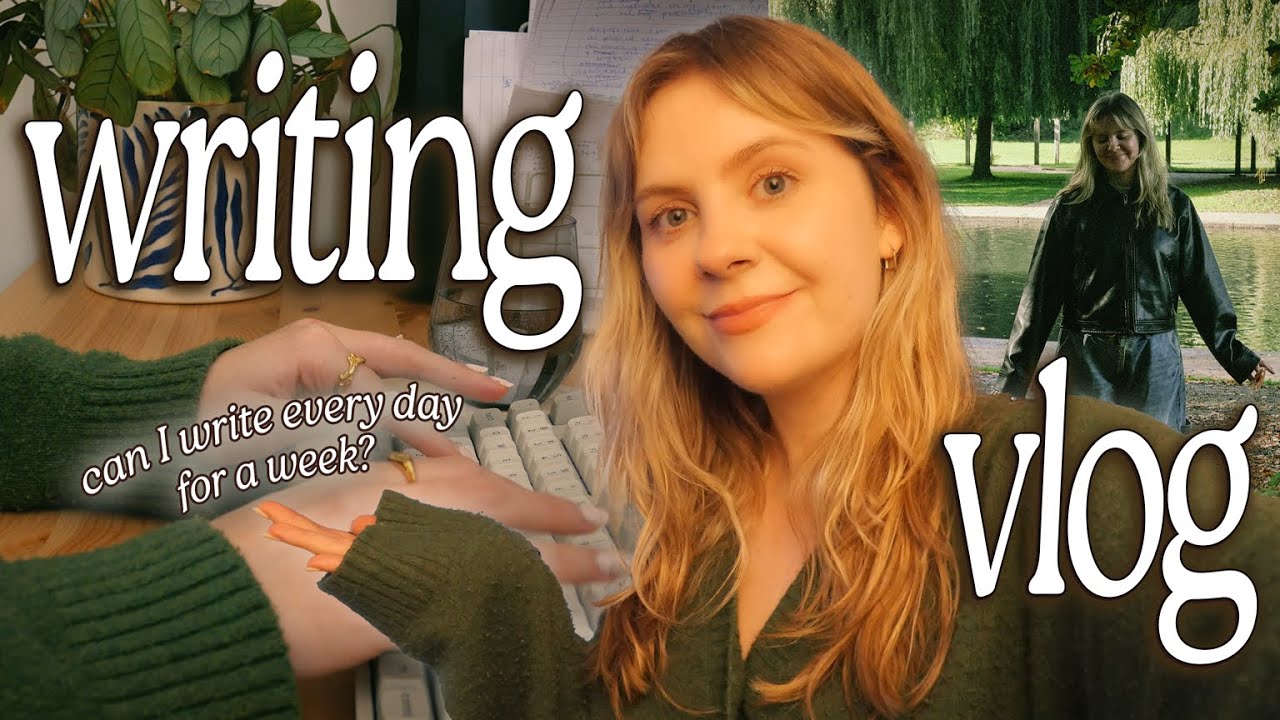 trying a *realistic* morning writing routine with a 9-5 ✒️ a cozy & productive writing vlog