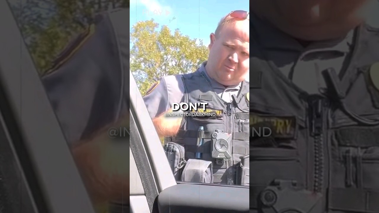 Driver Refuses to ID and Leaves the Cop Stunned When He Knows the Law #cops #trafficstop #unlawful