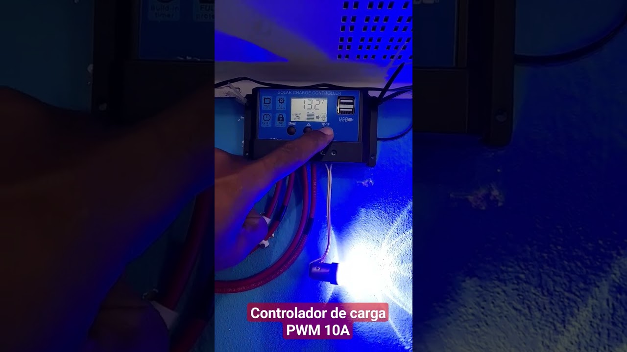 Cuanta Corriente Circula por panel solar de 100W. controlador PWM 10A