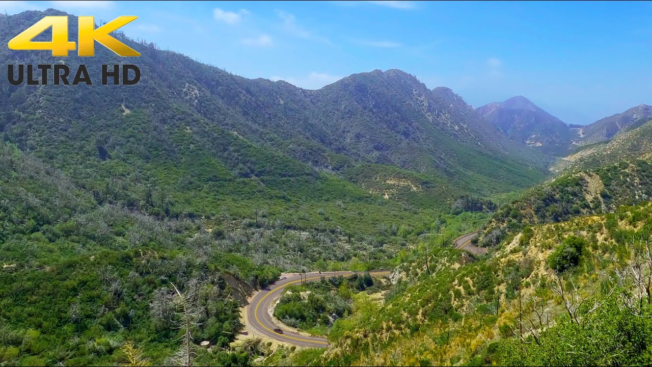 Angeles Crest Scenic Highway Mountain Drive 4K Southern California Highway 2