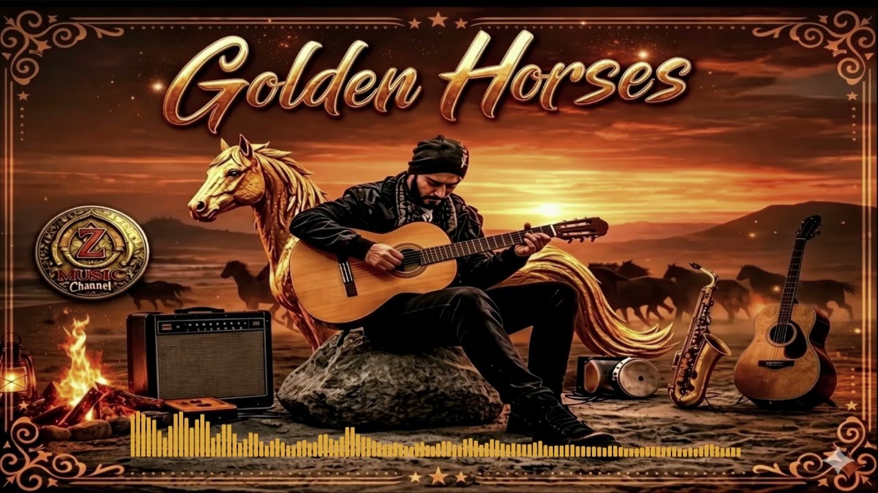Golden Horses | Soulful Latin Groove with Spanish Guitar | Zaki Music Channel
