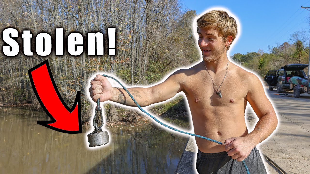 Recovering Stolen Valuables With A GIANT Magnet - Magnet Fishing A MASSIVE Dumping Ground