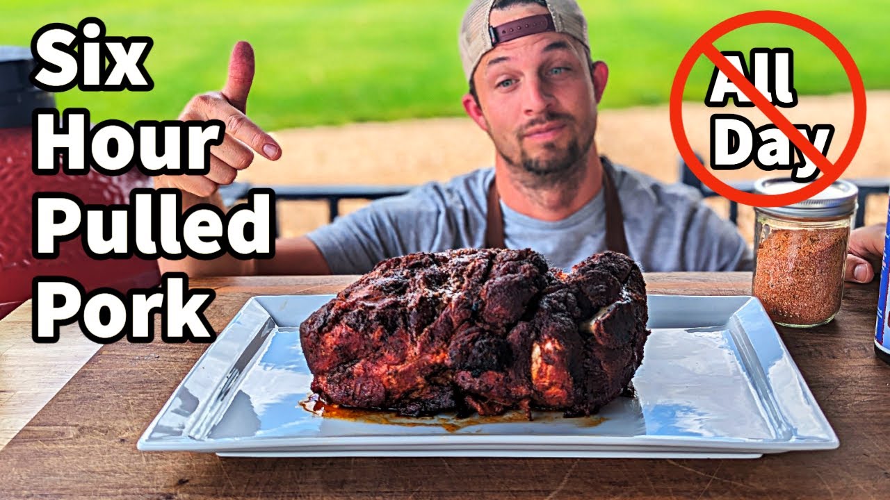 Smoked Pulled Pork in 6 Hours