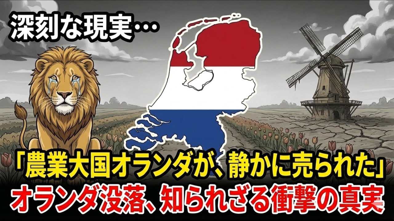 「オランダが売られた」農業大国が静かに消えていく衝撃的な理由
