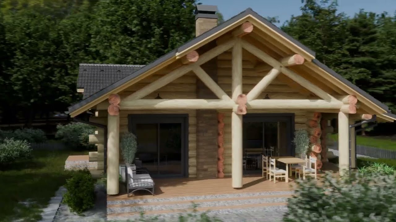 Projekt domu z bali 