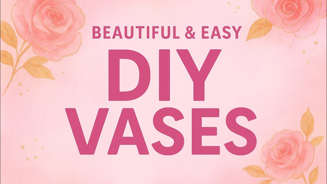 Beautiful & Easy DIY Vases | Affordable Home Decor Ideas Using Everyday Items!