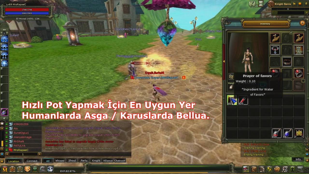 Knight Online - Priest ile Pot Yapma