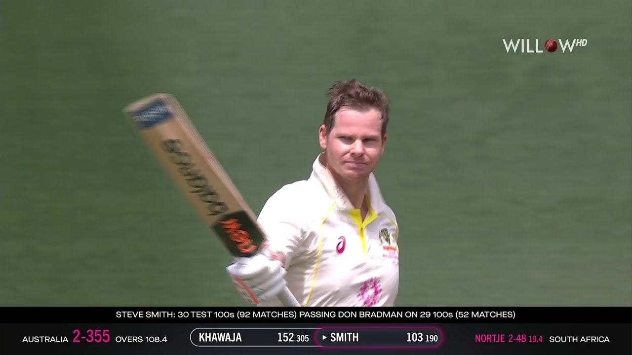 Steven Smith 104 runs vs South Africa| 3rd Test - Australia vs South Africa