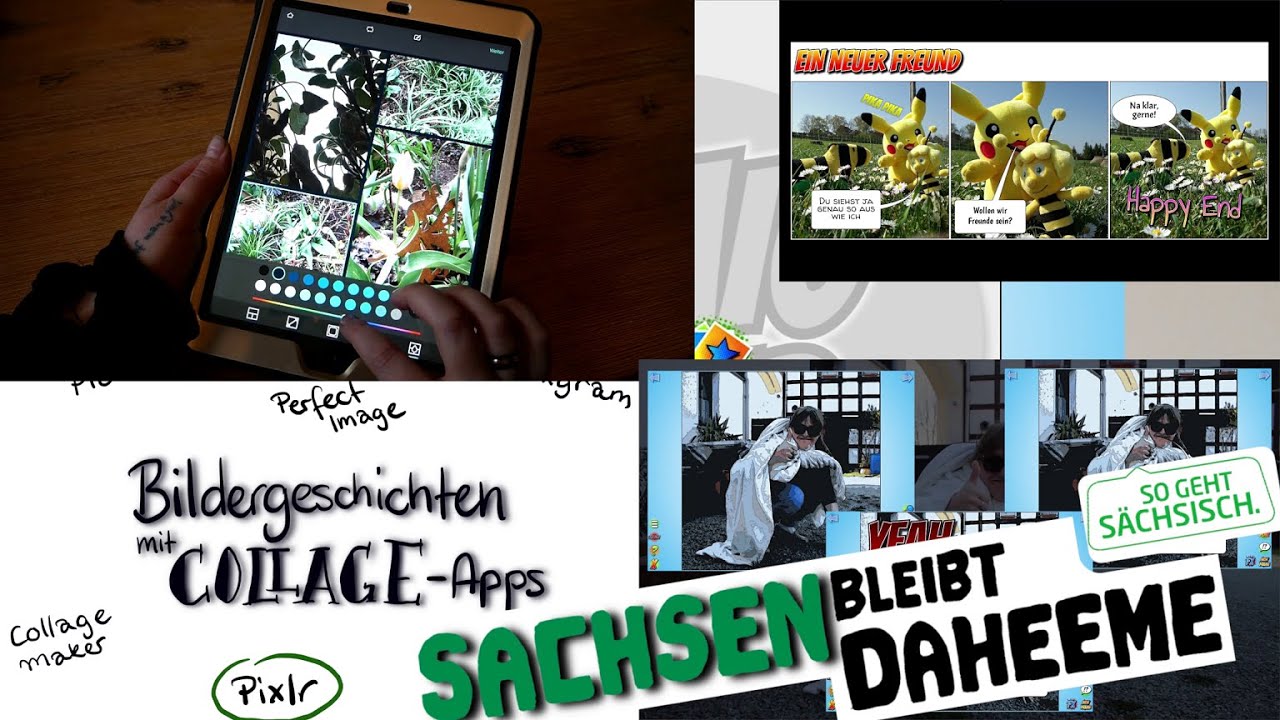 Foto-Comics und Bildergeschichten mit Pixlr & Comic Strip [Mai 2020]