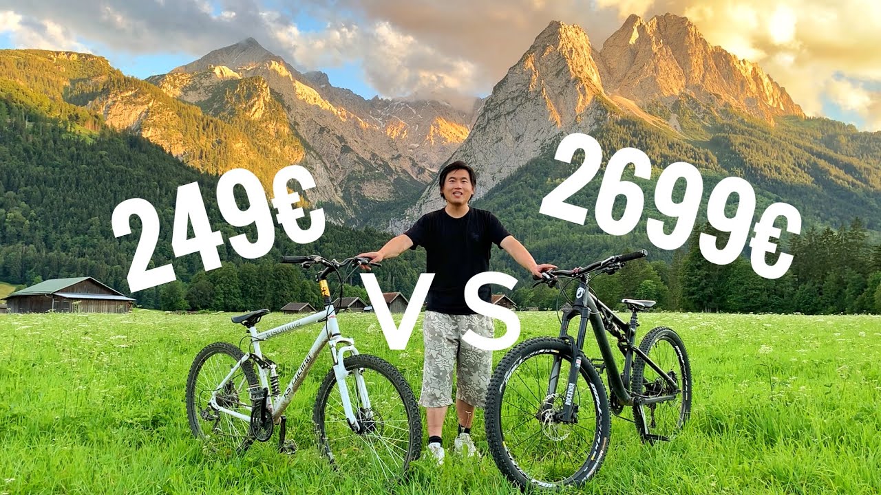 山地车区别，价差10倍值得吗？超市便宜山地车可以骑行速降吗？Mountain bike difference