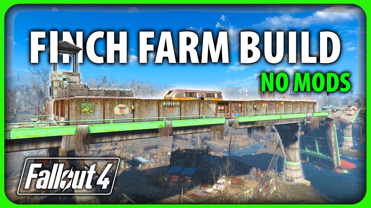 Fallout 4 - Rebuilding Finch Farm (Minutemen Fort)