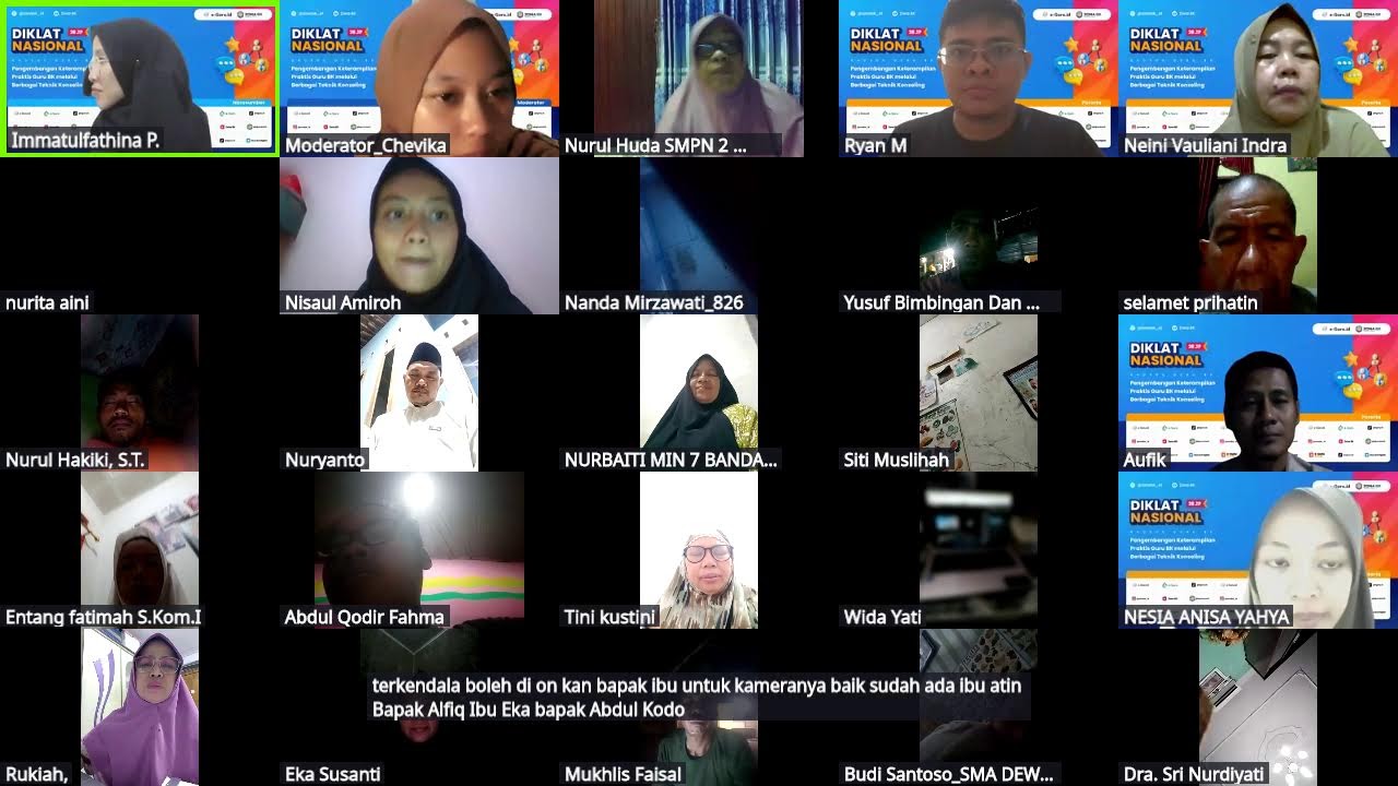#3 Diklat 38JP: Pengembangan Keterampilan Praktis Guru BK melalui Berbagai Teknik Konseling