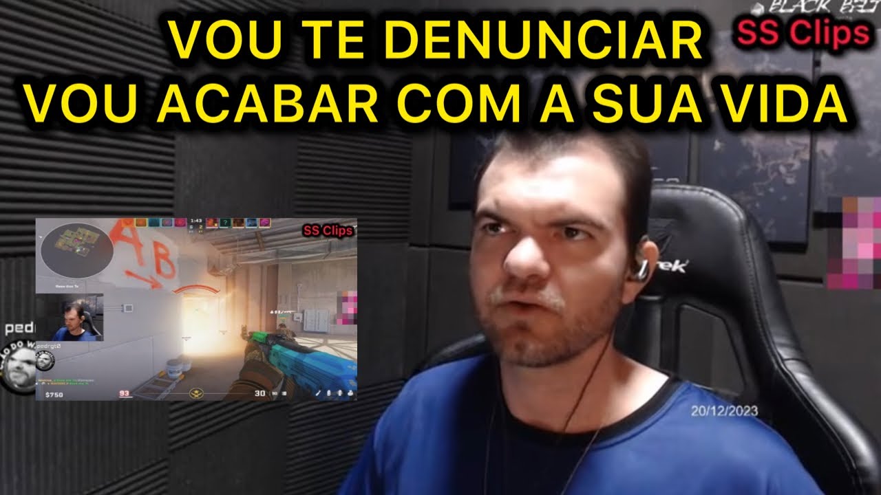 HATER FEZ WAVE ABANDONAR A PARTIDA E FECHAR A LIVE