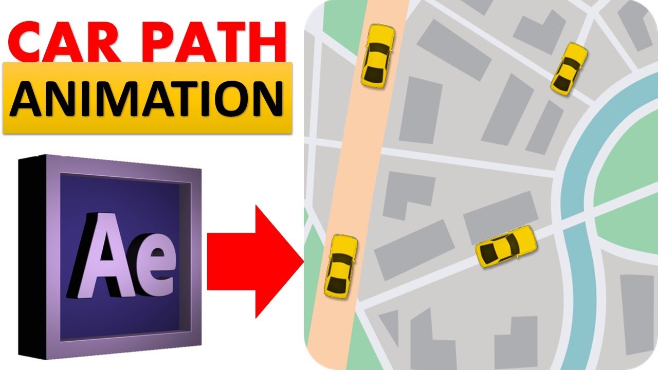 How to create Car Path Animation using Auto Orient along path on map | After Effect Tutorial