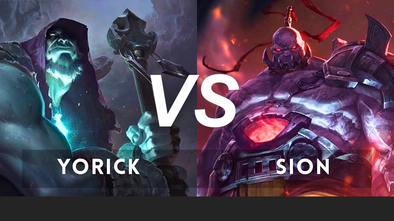 OUTDAMAGED BY TANK SION | Yorick VS Sion