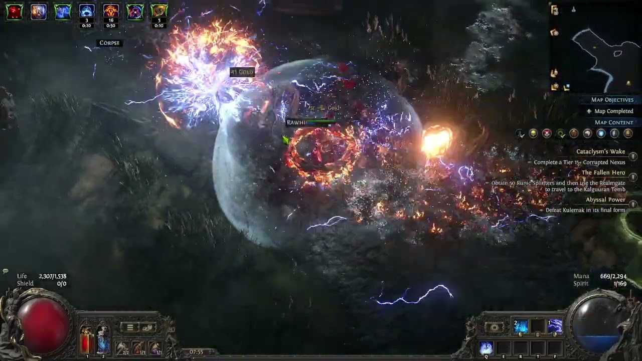 Path of Exile 2 Fate of Vaal Temporalis Choir Build vs Map showcase