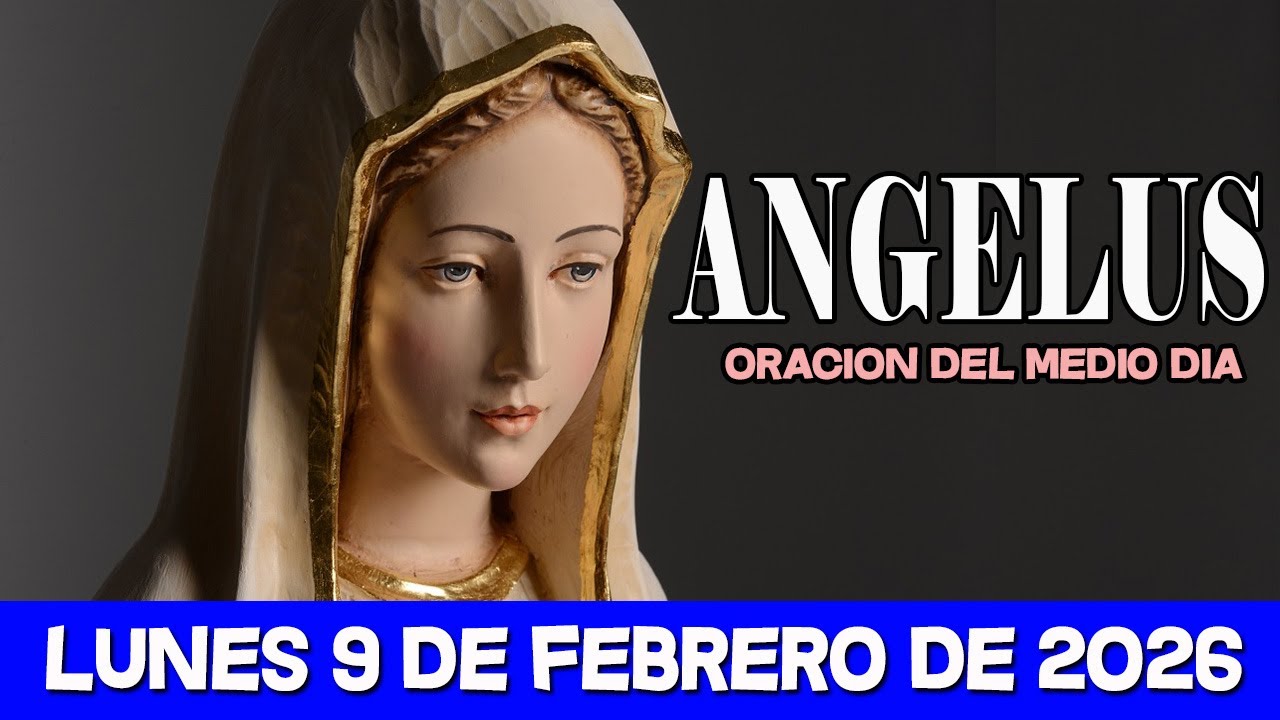 Ángelus del día de Hoy lunes 9 de febrero de 2026 😇🙏😇 Oraciones a la Virgen María