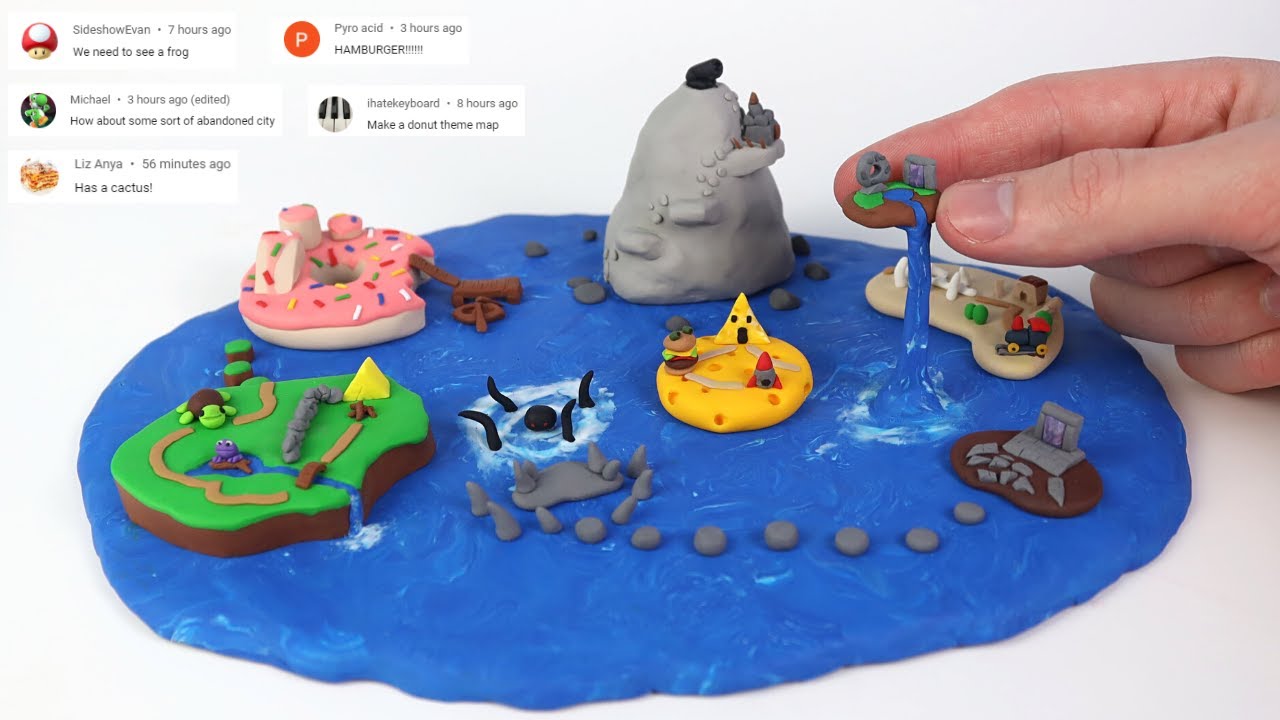 Using Your Comments To Make This World Out Of Clay - (30k Subscriber Special)