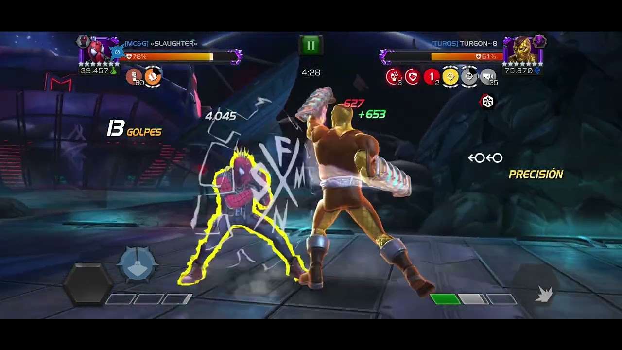 MCOC Spider-Punk vs Shocker AW node 14