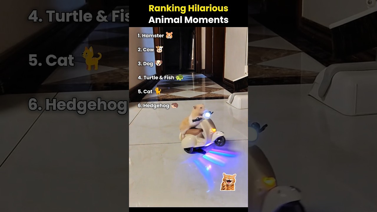 Ranking Hilarious Animals Moments 🤣 