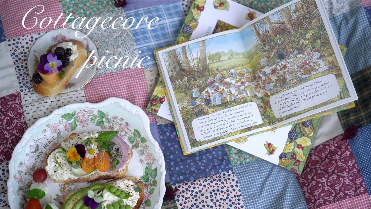 Cottagecore Picnic 🧺 5 easy & delicious picnic recipes 🌿 Beautiful summer food ideas 🐝 Cook with me🥣