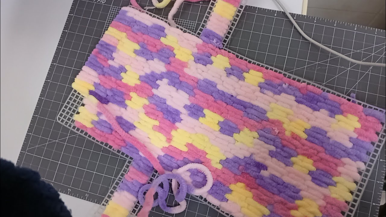 Allaiza & Jamil is live! DIY Plastic Canvas | Soft Pastel Texture Weaving| Sling Bag Making