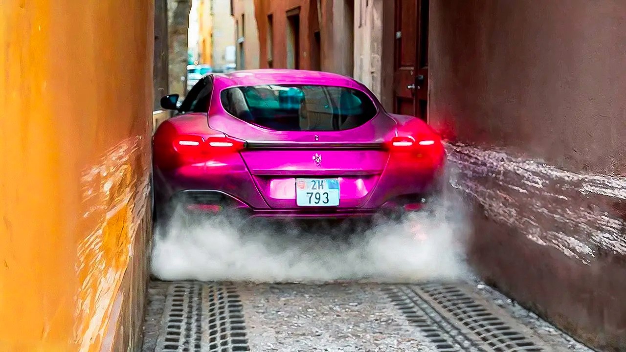 Expensive Supercar Fails Caught on Camera