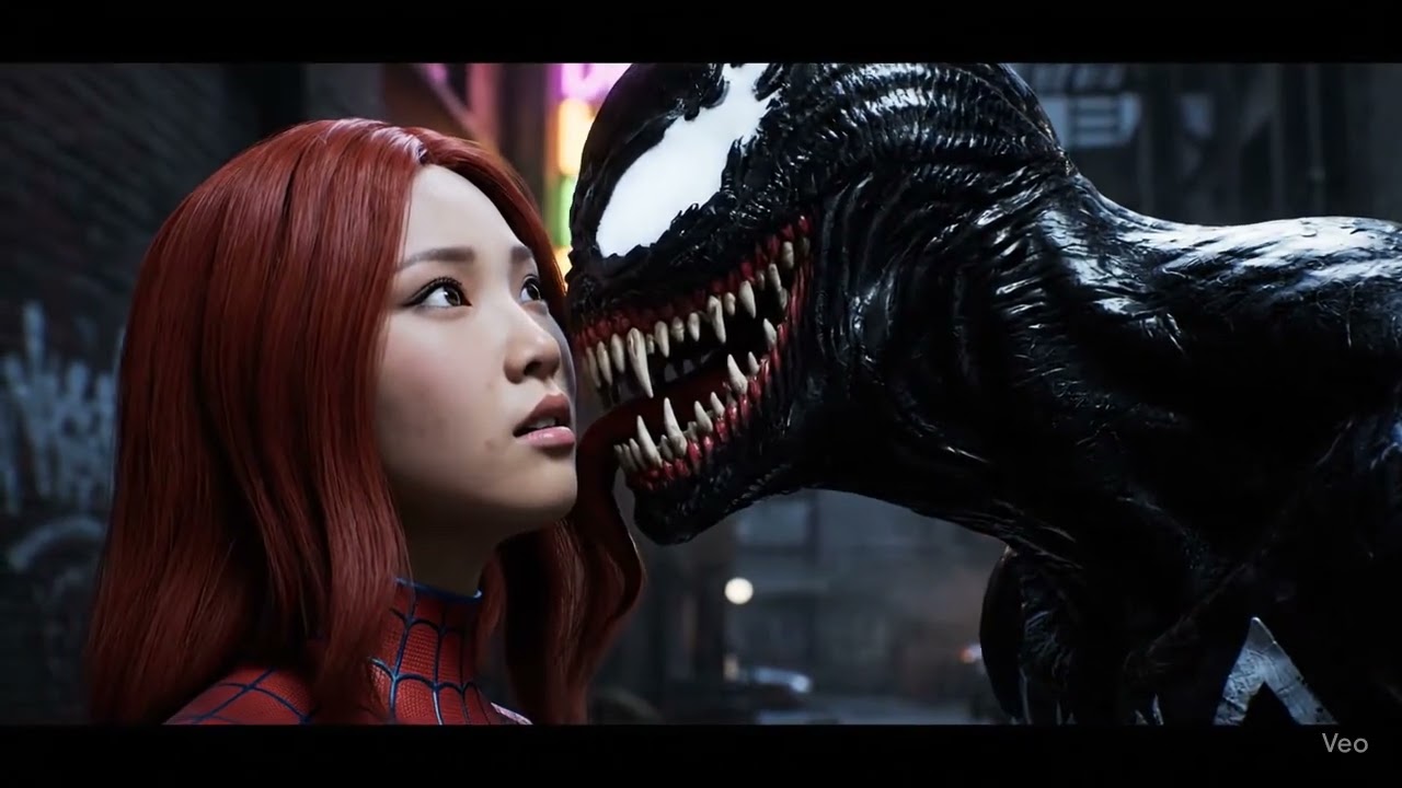 venom x spider girl 