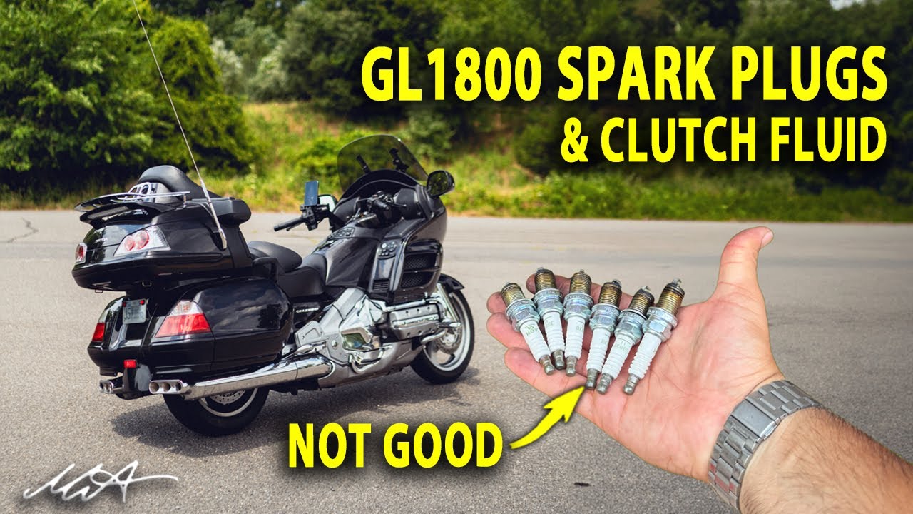 DIY How to Change Spark Plugs & Clutch Fluid Honda GoldWing GL1800!