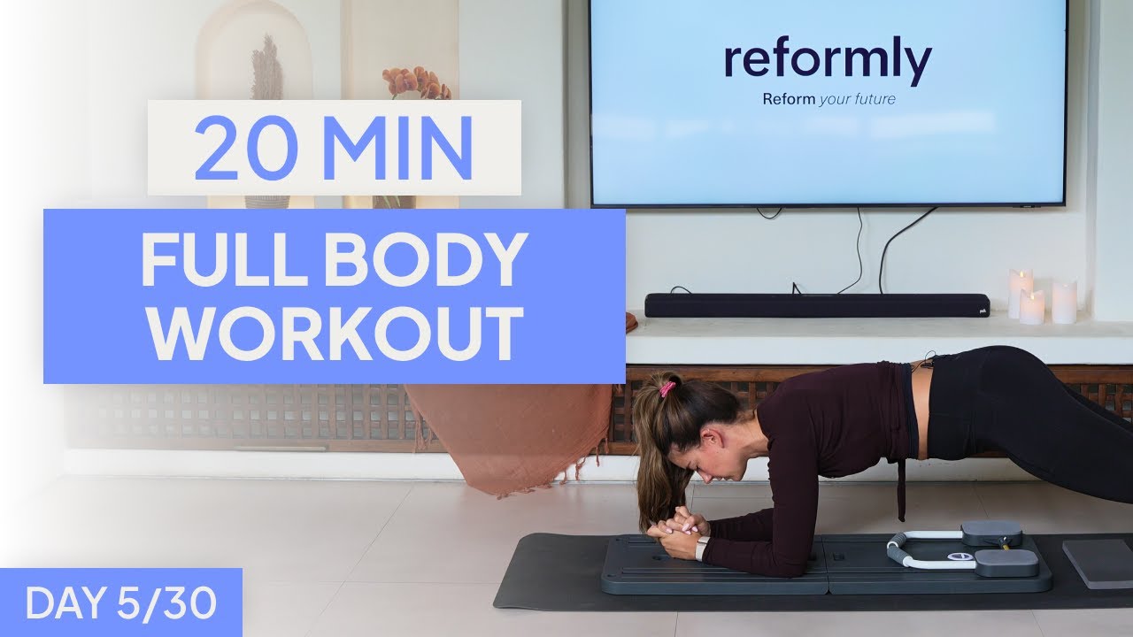 15-Minute Full Body Core Pilates Board Workout | Reformly Challenge | DAY 5