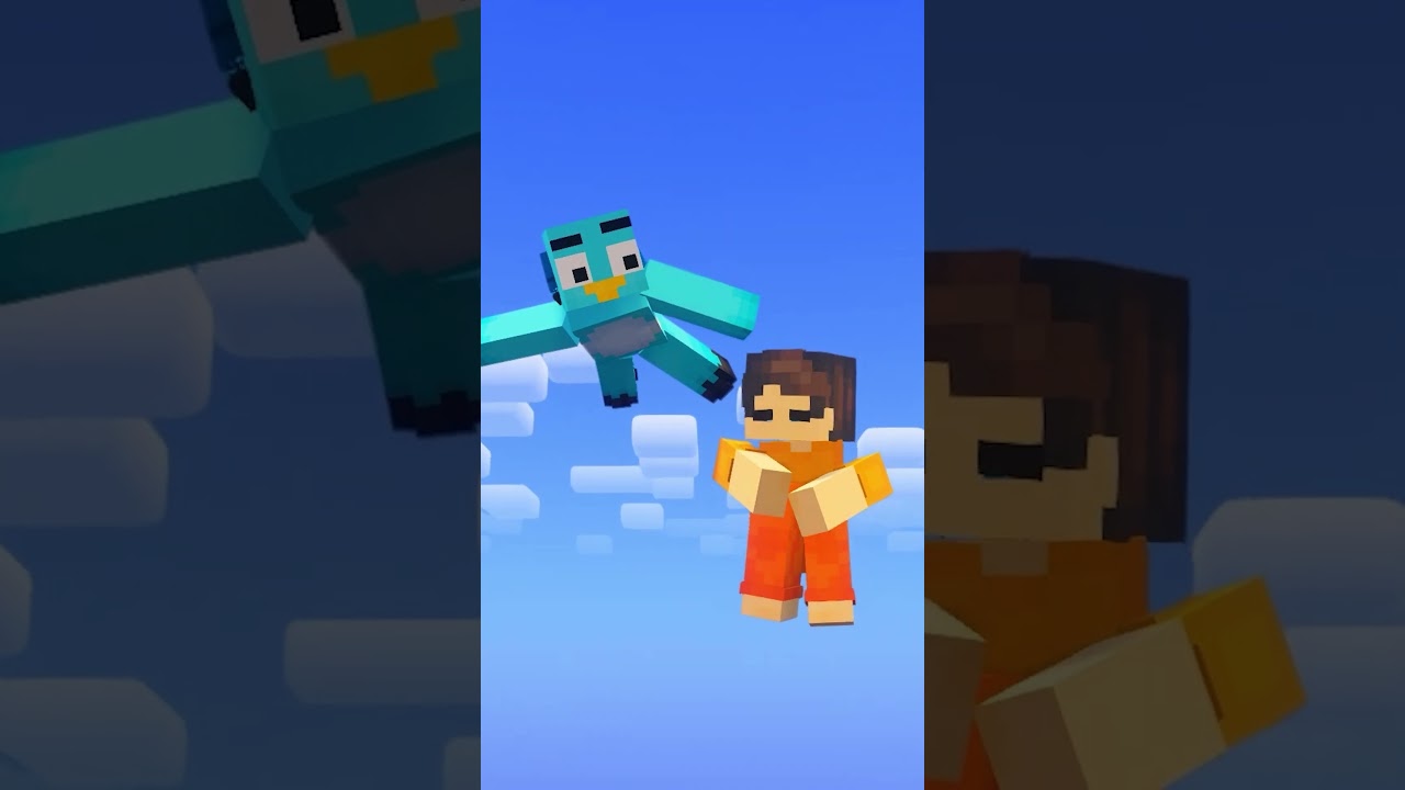 Прыгаем с парашютом в Minecraft!
