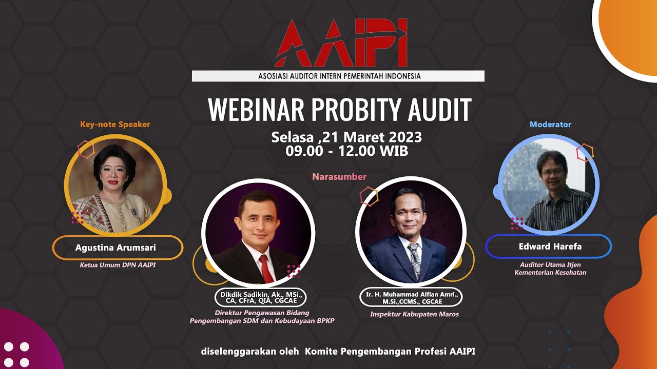Webinar Probity Audit AAIPI